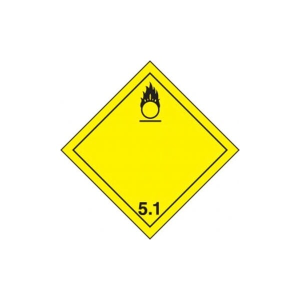 Accuform TDG PLACARD CLASS 5 273MM x 273MM TCP511VP1 TCP511VP1 - main